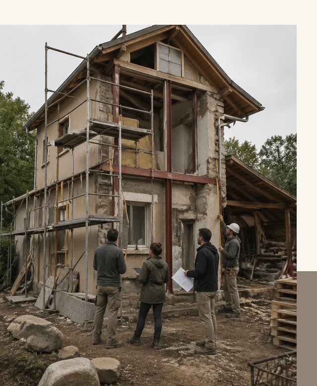 Реконструкция загородного дома под ключ в Североморске от бюро